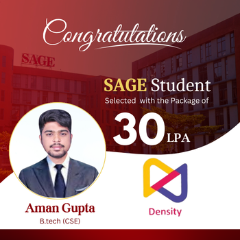 Placement at SAGE University Indore